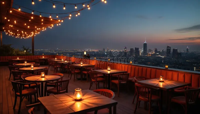 Avond in warme brasseriesfeer